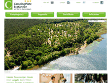 Tablet Screenshot of camping-ecktannen.de